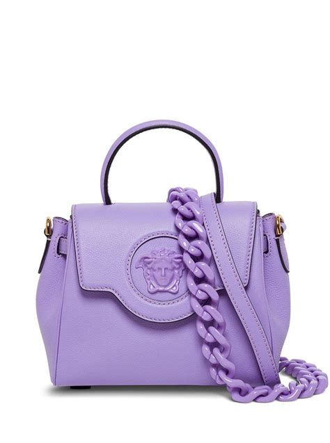 versace lilac medusa bag|Versace la medusa tote bag.